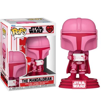 Figura POP Star Wars Valentines Mandalorian - Imagen 1