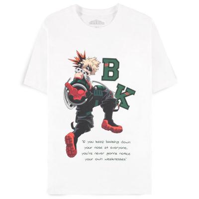 My Hero Academia White Bakugo Quote t-shirt - Imagen 2