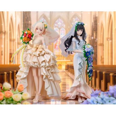 Lycoris Recoil Estatua PVC 1/7 Chisato Nishikigi Wedding dress Ver. 26 cm