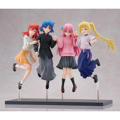 Bocchi the Rock! Set de 4 Estatua Jumping Girl(s) 20 cm