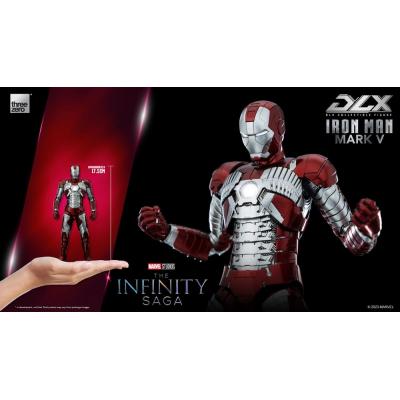 Infinity Saga Figura 1/12 DLX Iron Man Mark 5 17 cm