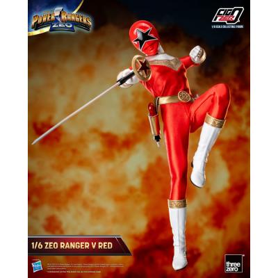 Power Rangers Zeo Figura FigZero 1/6 Ranger V Red 30 cm