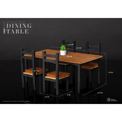 Diorama Props Series Accesorios para figuras Dining Table Set