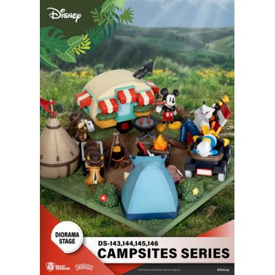 Disney Diorama PVC D-Stage Campsite Series Goofy & Donald Duck 10 cm