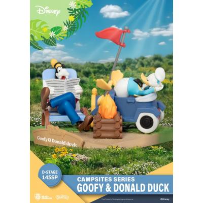Disney Diorama PVC D-Stage Campsite Series Goofy & Donald Duck Special Edition 10 cm