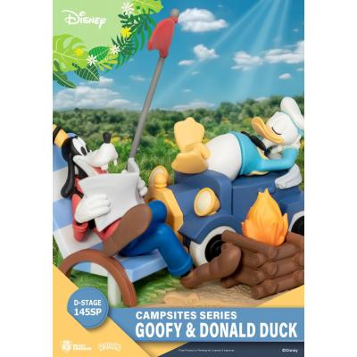 Disney Diorama PVC D-Stage Campsite Series Goofy & Donald Duck Special Edition 10 cm