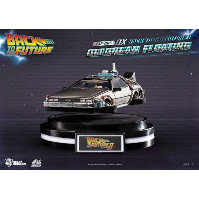Back to the Future Estatua Egg Attack Floating Back to the Future II DeLorean Deluxe Version heo EU Exclusive 20 cm