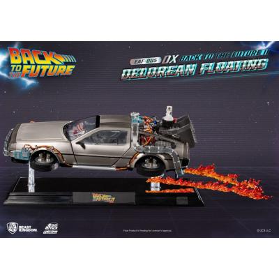 Back to the Future Estatua Egg Attack Floating Back to the Future II DeLorean Deluxe Version heo EU Exclusive 20 cm