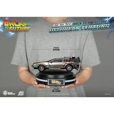 Back to the Future Estatua Egg Attack Floating Back to the Future II DeLorean Deluxe Version heo EU Exclusive 20 cm