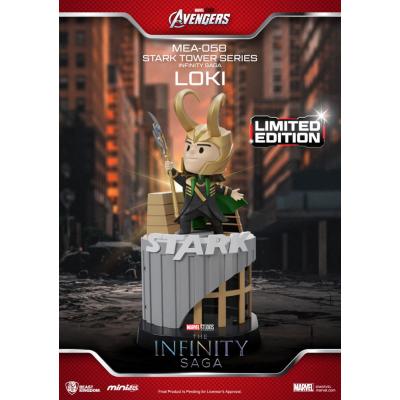 Marvel Figura Mini Egg Attack The Infinity Saga Stark Tower series Loki 12 cm
