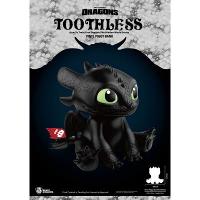Cómo Entrenar A Tu Dragón Hucha Piggy Vinyl Toothless 30 cm
