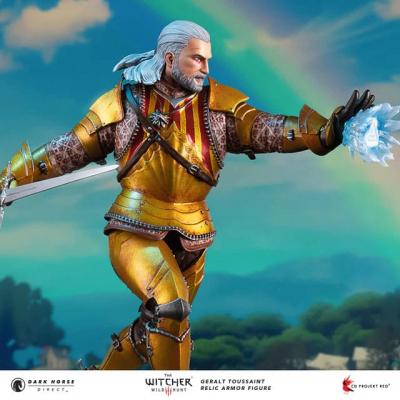 The Witcher 3 Estatua PVC Geralt Toussaint Relic Armor 20 cm