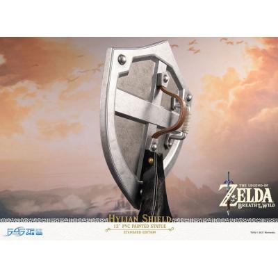 The Legend of Zelda Breath of the Wild Estatua PVC Hylian Shield Standard Edition 29 cm