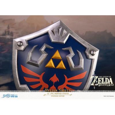 The Legend of Zelda Breath of the Wild Estatua PVC Hylian Shield Standard Edition 29 cm