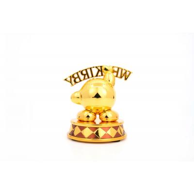Kirby Estatua DieCast We Love Kirby Gold Edition 10 cm