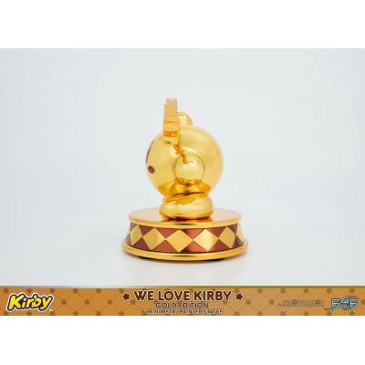 Kirby Estatua DieCast We Love Kirby Gold Edition 10 cm
