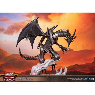 Yu-Gi-Oh! Estatua PVC Red-Eyes B. Dragon Black Colour 33 cm