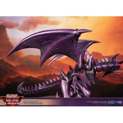 Yu-Gi-Oh! Estatua PVC Red-Eyes B. Dragon Purple Colour 33 cm