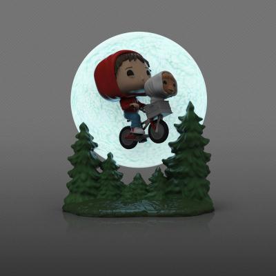 E.T. El Extraterrestre POP! Moment Vinyl Figura Elliot and ET Flying (GITD) 9 cm