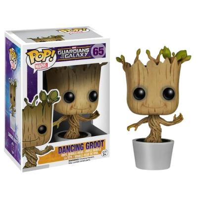 Guardians of the Galaxy POP! Vinyl Cabezón Dancing Groot 10 cm