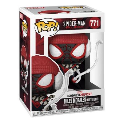 Marvel's Spider-Man POP! Games Vinyl Figura Miles Morales Winter Suit 9 cm