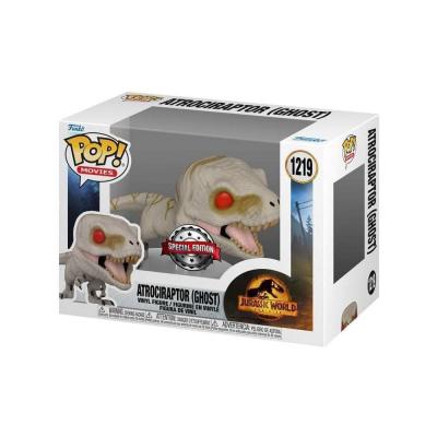 Jurassic Park Figura POP! Movies Vinyl Atrociraptor (Ghost) Exclusive 9 cm