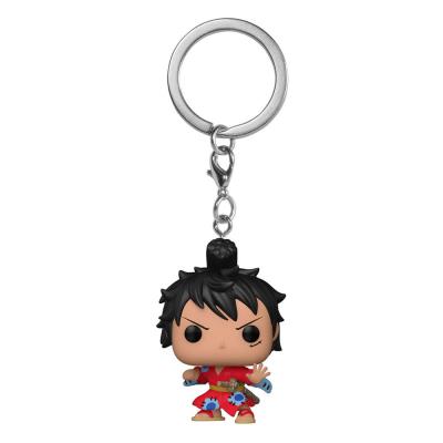 One Piece Llaveros Pocket POP! Vinyl Luffy in Kimono 4 cm Expositor (12)