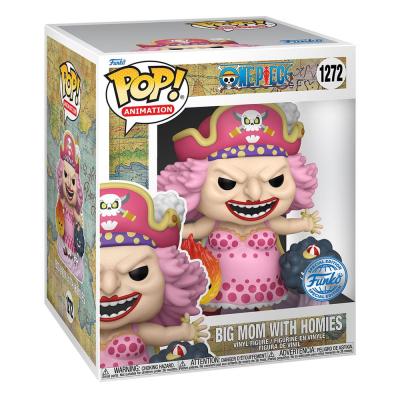 One Piece Super Sized POP! Animation Vinyl Figura Big Mom w/Homies 15 cm