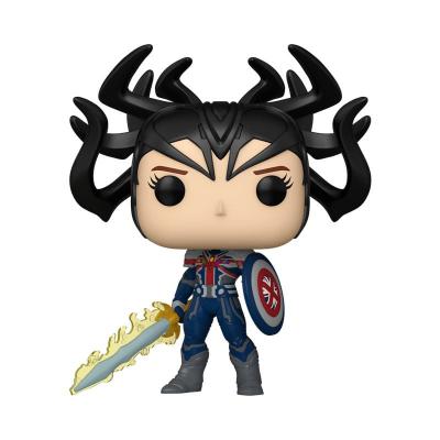 ¿Qué pasaría si...? POP! Animation Vinyl Figura Infinity Captain Carter 9 cm