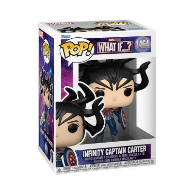 ¿Qué pasaría si...? POP! Animation Vinyl Figura Infinity Captain Carter 9 cm