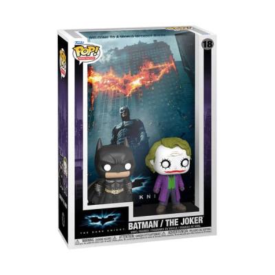 DC POP! Movie Poster & Figura The Dark Knight 9 cm