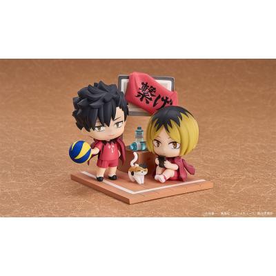 Haikyu!! Pack de 2 Minifiguras Qset Tetsuro Kuroo & Kenma Kozume 9 cm