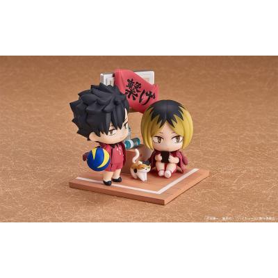 Haikyu!! Pack de 2 Minifiguras Qset Tetsuro Kuroo & Kenma Kozume 9 cm