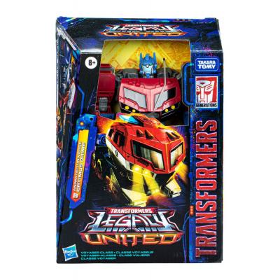 Transformers Generations Legacy United Voyager Class Figura Animated Universe Optimus Prime 18 cm