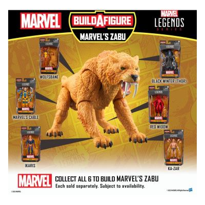 Marvel Legends Figura Wolfsbane (BAF: Marvel's Zabu) 15 cm
