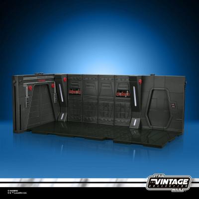 Star Wars: The Mandalorian Vintage Collection Tantive IV Hallway con figura de Mandalorian Privateer 10 cm
