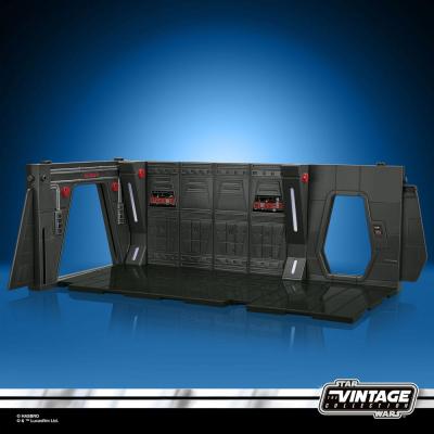 Star Wars: The Mandalorian Vintage Collection Tantive IV Hallway con figura de Mandalorian Privateer 10 cm