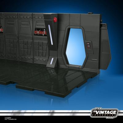 Star Wars: The Mandalorian Vintage Collection Tantive IV Hallway con figura de Mandalorian Privateer 10 cm