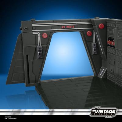 Star Wars: The Mandalorian Vintage Collection Tantive IV Hallway con figura de Mandalorian Privateer 10 cm