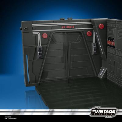 Star Wars: The Mandalorian Vintage Collection Tantive IV Hallway con figura de Mandalorian Privateer 10 cm