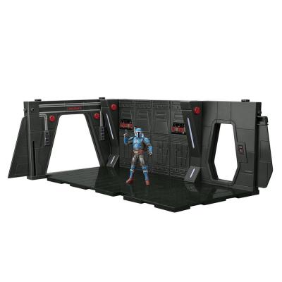 Star Wars: The Mandalorian Vintage Collection Tantive IV Hallway con figura de Mandalorian Privateer 10 cm