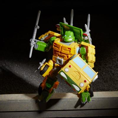 Transformers x Teenage Mutant Ninja Turtles Figura Party Wallop 18 cm