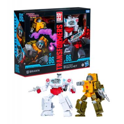 The Transformers: The Movie Studio Series Deluxe Class Pack de 2 Figuras Brawn & Autobot Ratchet 11 cm