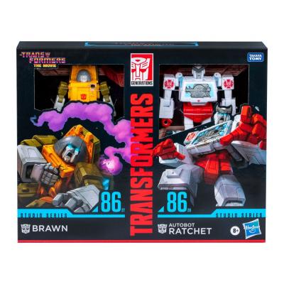 The Transformers: The Movie Studio Series Deluxe Class Pack de 2 Figuras Brawn & Autobot Ratchet 11 cm