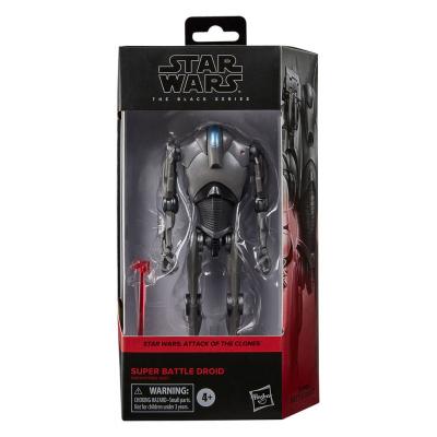 Star Wars Episode II Black Series Figura Super Battle Droid 15 cm