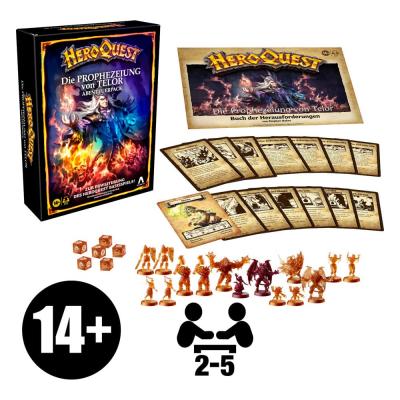 HeroQuest Expansión del Juego de Mesa Die Prophezeiung von Telor Quest Pack *Edición Aléman*