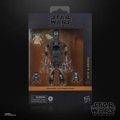 Star Wars: The Mandalorian Black Series Pack de 2 Figuras IG-12 & Grogu 15 cm