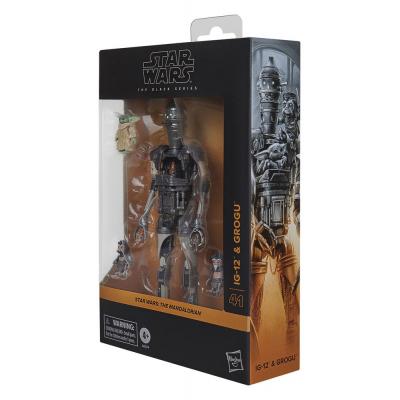 Star Wars: The Mandalorian Black Series Pack de 2 Figuras IG-12 & Grogu 15 cm