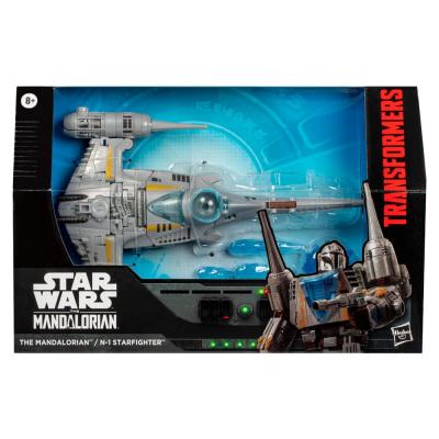 Star Wars x Transformers Figura The Mandalorian / N-1 Starfighter 19 cm