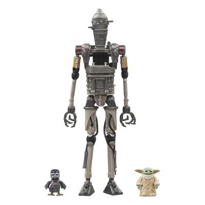Star Wars: The Mandalorian Vintage Collection Pack de 3 Figuras IG-12, Grogu & Anzellan 10 cm